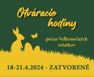 🥚 Počas Veľkej noci máme zatvorené! 🐰 Milí zákazníci, počas veľkonočných sviatkov bude naša predajňa v Bošáci zatvorená....
